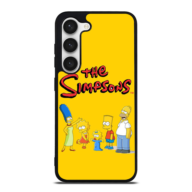 THE SIMPSONS FAMILY CARTOON Samsung Galaxy S23 Case Cover