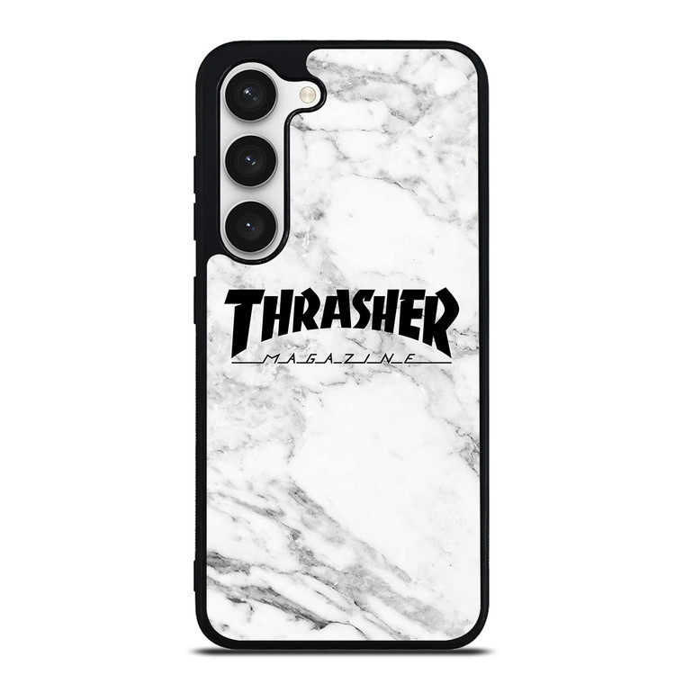 THRASHER SKATEBOARD MAGAZINE LOGO MARBLE Samsung Galaxy S23 Case Cover
