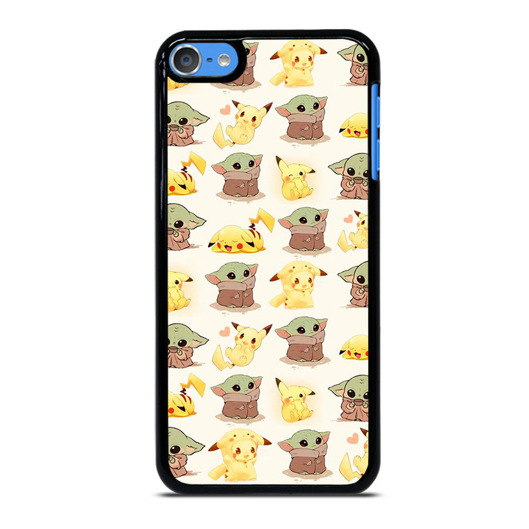 BABY YODA STAR WARS PIKACHU POKEMON iPod Touch 7 Case