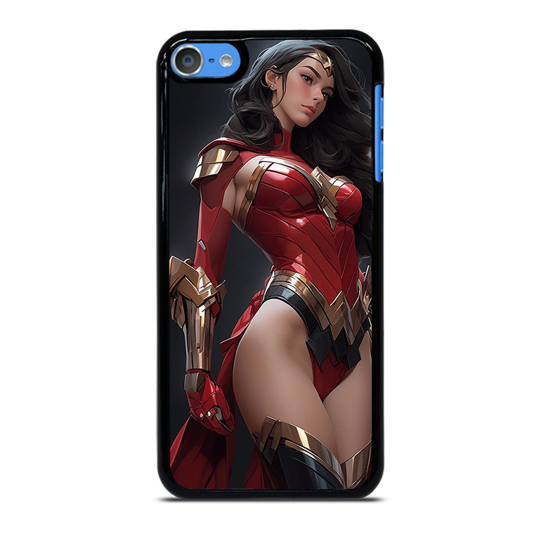 BEAUTIFUL SUPERHERO WONDER WOMAN DC COMIC iPod Touch 7 Case