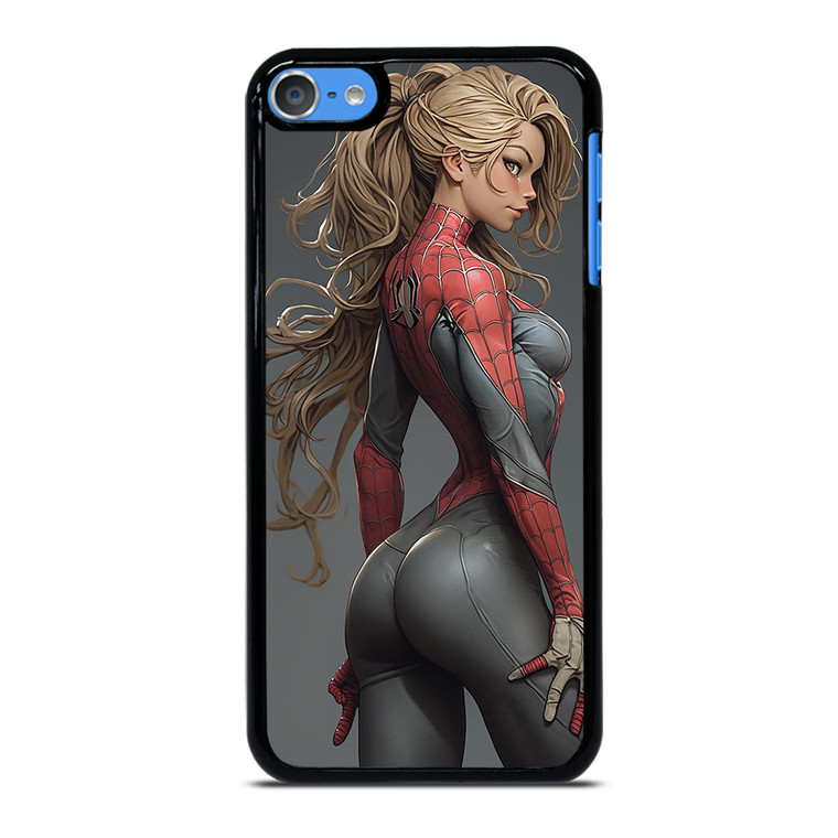 CARTOON SPIDER GIRL SEXY MARVEL COMICS iPod Touch 7 Case