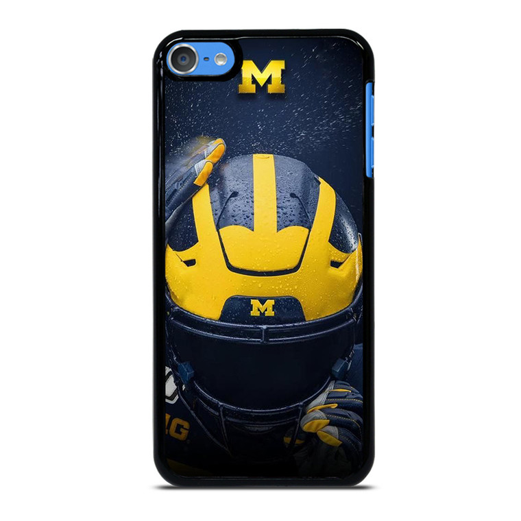 MICHIGAN WOLVERINES HELMET COLLEGE FOOTBALL TEAM iPod Touch 7 Case