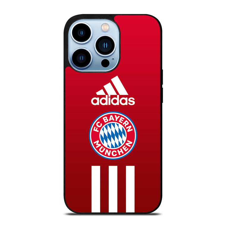 BAYERN MUNCHEN FC ADIDAS STRIPES iPhone 13 Pro Max Case Cover