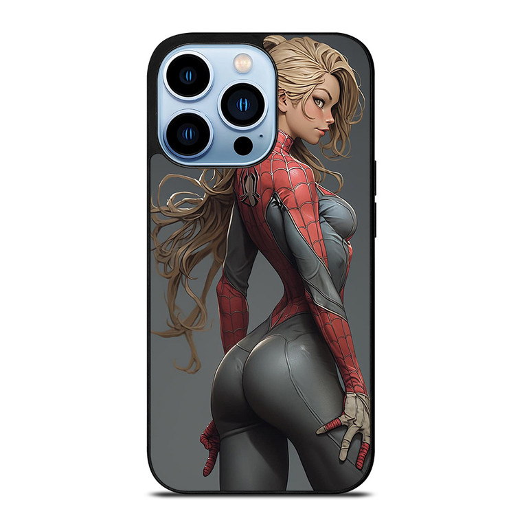 CARTOON SPIDER GIRL SEXY MARVEL COMICS iPhone 13 Pro Max Case Cover