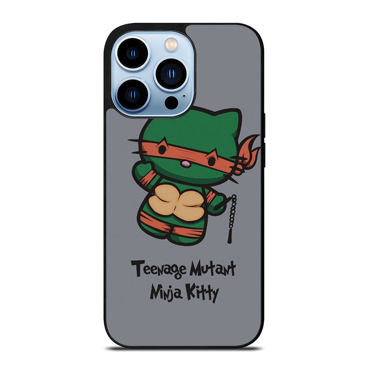 HELLO KITTY TMNT TEENAGE MUTANT NINJA KITTY iPhone 13 Pro Max Case Cover
