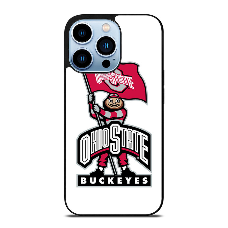 OHIO STATE BUCKEYES LOGO FOOTBALL MASKOT iPhone 13 Pro Max Case Cover