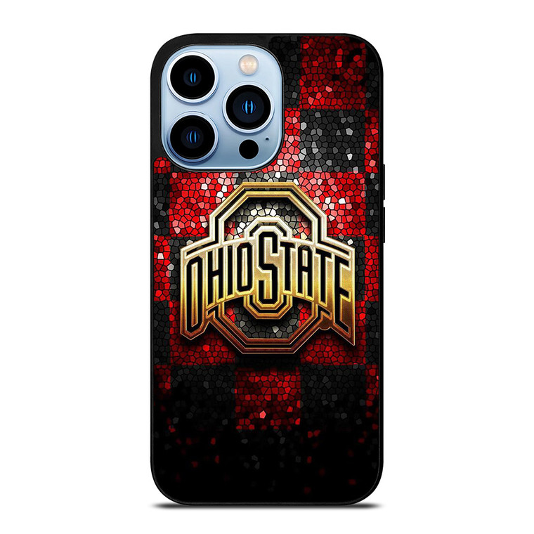 OHIO STATE LOGO FOOTBALL MOZAIC ICON iPhone 13 Pro Max Case Cover