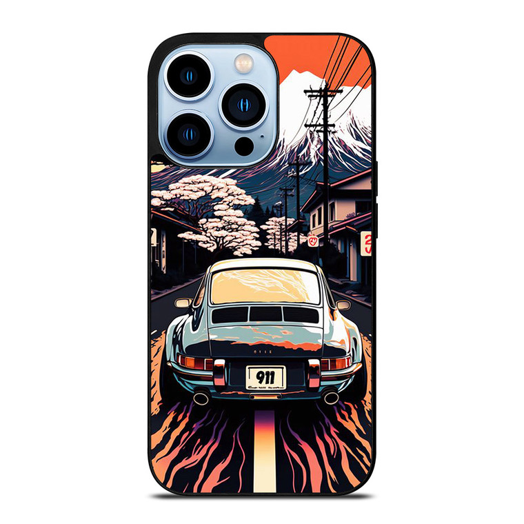 PORSCHE CAR 911 RACING CAR PAINTING iPhone 13 Pro Max Case Cover