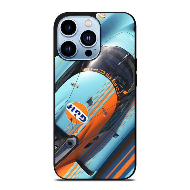 PORSCHE GULF RACING CAR LOGO iPhone 13 Pro Max Case Cover