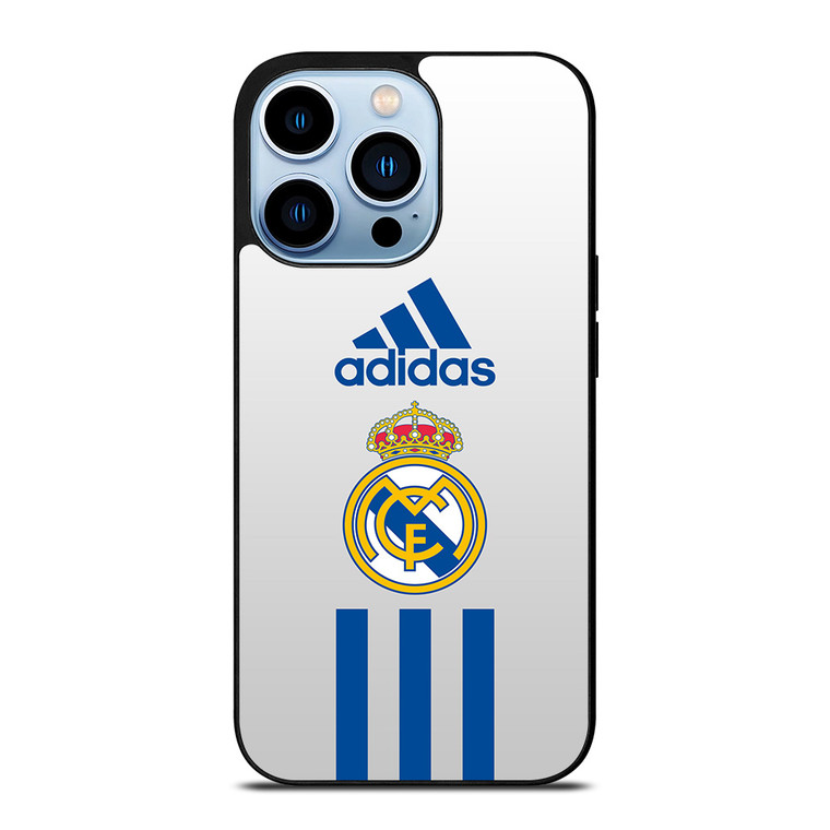 REAL MADRID CF ADIDAS STRIPES iPhone 13 Pro Max Case Cover