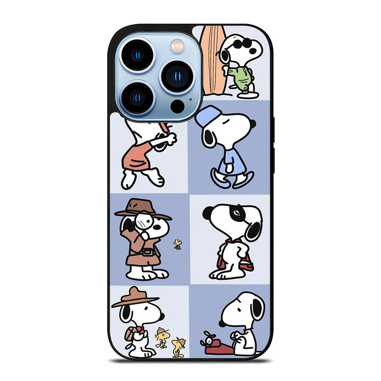 SNOOPY THE PEANUTS CHARLIE BROWN CARTOON iPhone 13 Pro Max Case Cover