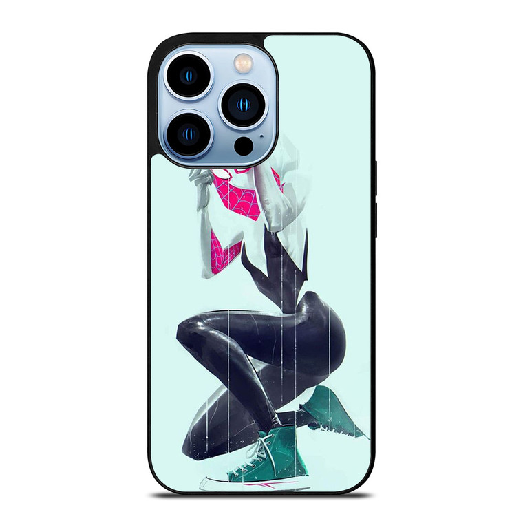 SPIDER VERSE SPIDER GWEN SPIDER WOMAN iPhone 13 Pro Max Case Cover