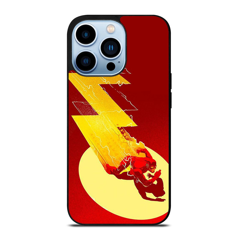 THE FLASH LOGO ART CARTOON iPhone 13 Pro Max Case Cover