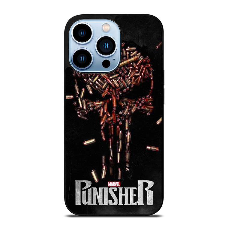 THE PUNISHER SKULL BULLET LOGO FRANK CASTLE MARVEL iPhone 13 Pro Max Case Cover
