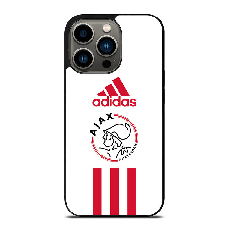 AJAX AMSTERDAM FC ADIDAS STRIPES iPhone 13 Pro Case Cover