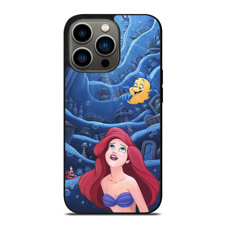 ARIEL THE LITTLE MERMAID CLASSIC DISNEY CARTOON iPhone 13 Pro Case Cover