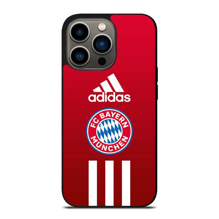BAYERN MUNCHEN FC ADIDAS STRIPES iPhone 13 Pro Case Cover