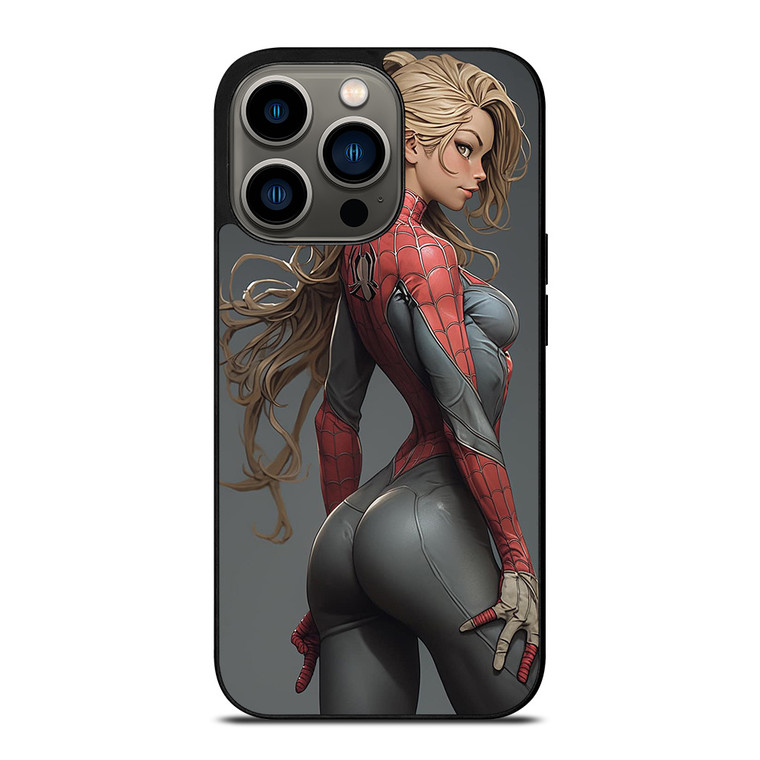 CARTOON SPIDER GIRL SEXY MARVEL COMICS iPhone 13 Pro Case Cover