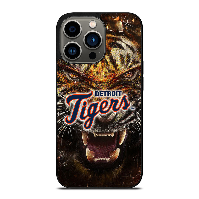 DETORIT TIGERS CLUB ICON BASEBALL TEAM MLB LOGO iPhone 13 Pro Case Cover