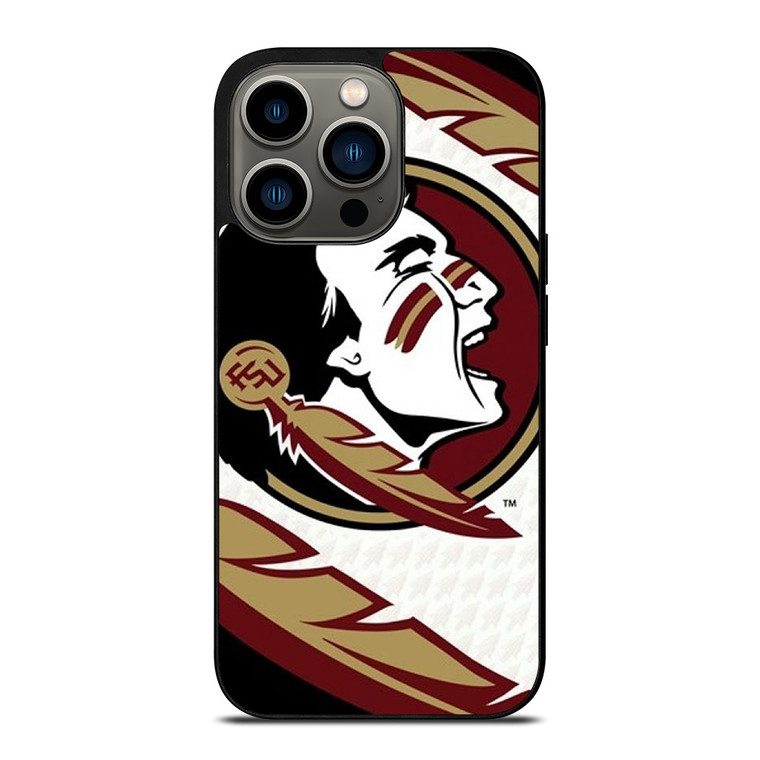 FLORIDA STATES UNIVERSITY FSU SEMINOLES FOOTBALL LOGO iPhone 13 Pro Case Cover