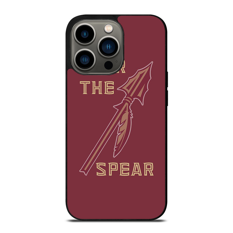 FLORIDA STATES UNIVERSITY FSU SEMINOLES LOGO FEAR THE SPEAR iPhone 13 Pro Case Cover