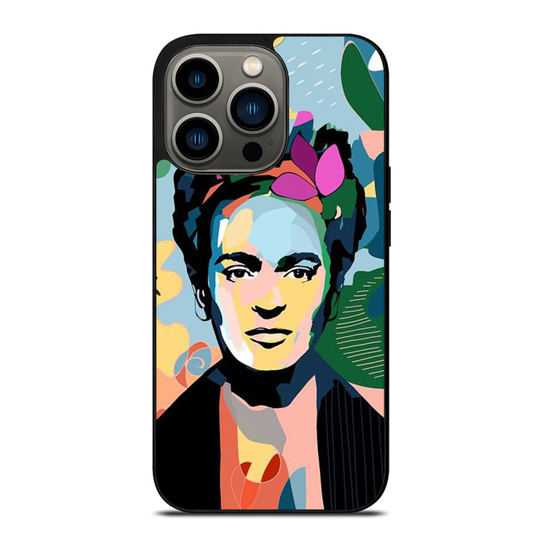 FRIDA KAHLO COLORFUL ART iPhone 13 Pro Case Cover