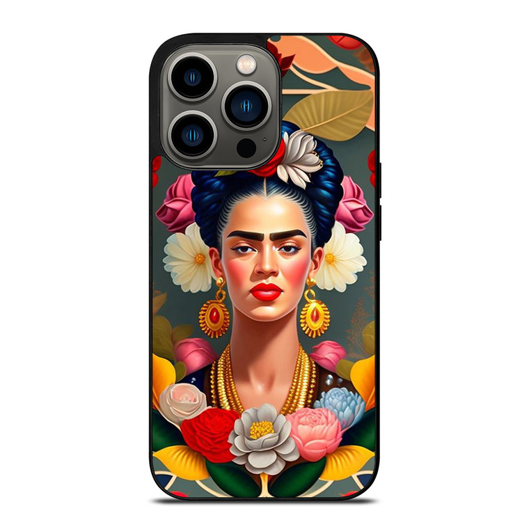 FRIDA KAHLO PAINTING FACE iPhone 13 Pro Case Cover