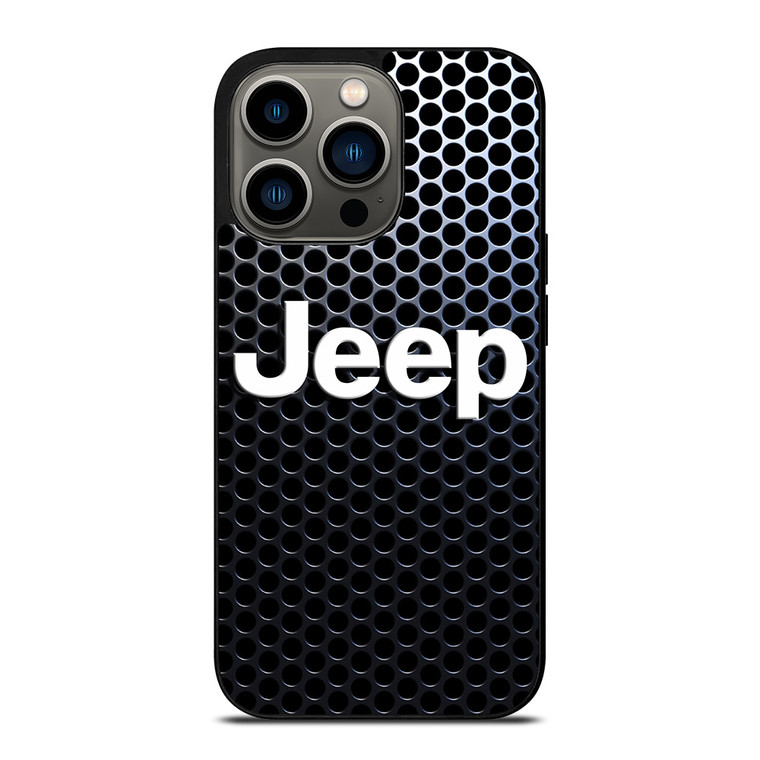 JEEP LOGO METAL ICON iPhone 13 Pro Case Cover
