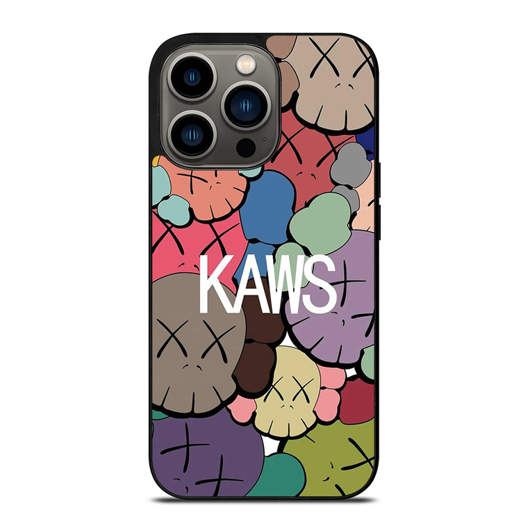 KAWS ICON FASHION FACES iPhone 13 Pro Case Cover