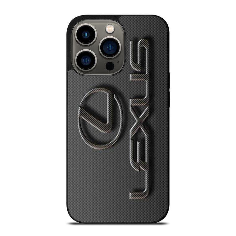 LEXUS CAR LOGO CARBON iPhone 13 Pro Case Cover