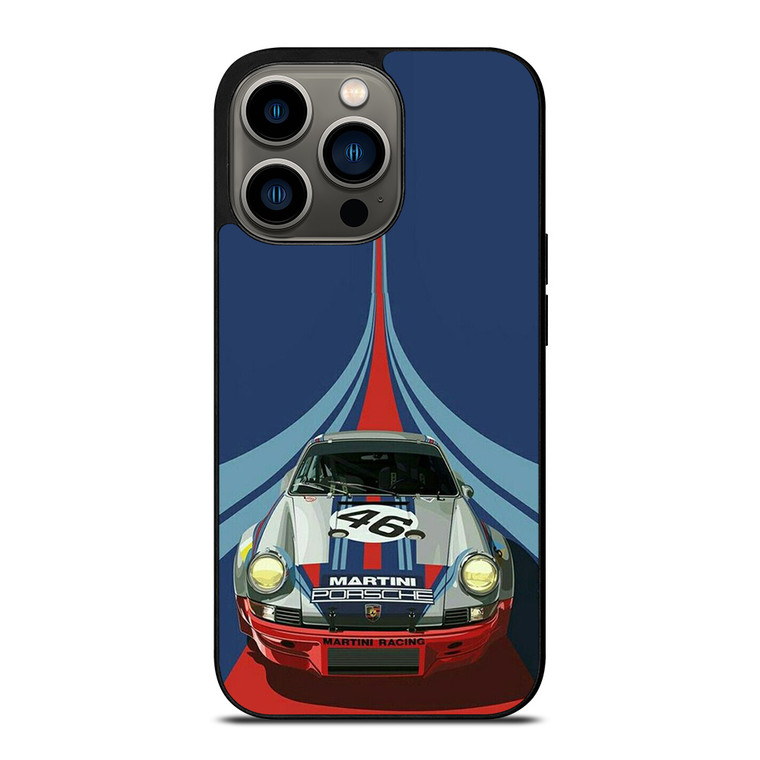 PORSCHE MARTINI RACING CAR LOGO 46 iPhone 13 Pro Case Cover