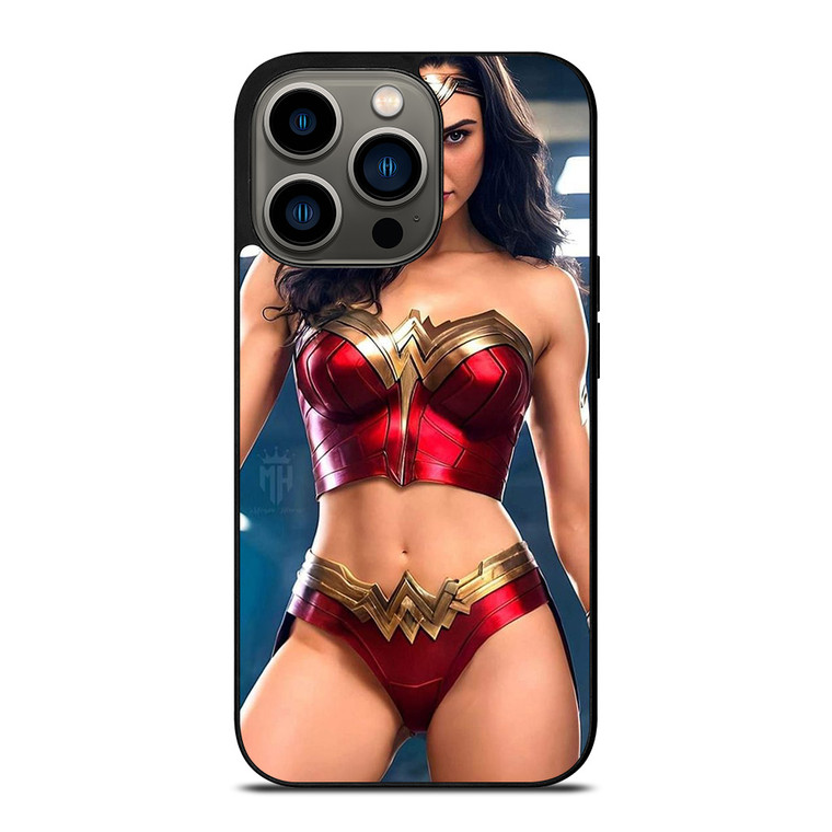 SEXY WONDER WOMAN GAL GADOT iPhone 13 Pro Case Cover