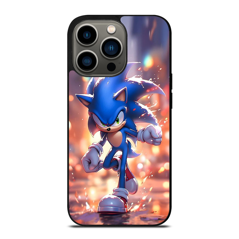 SONIC THE HEDGEHOG ANIMATION RUNNING iPhone 13 Pro Case Cover