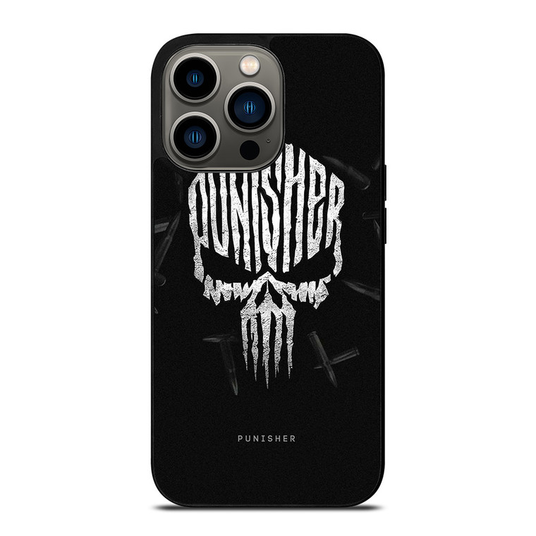 THE PUNISHER SKULL LOGO FRANK CASTLE MARVEL iPhone 13 Pro Case Cover