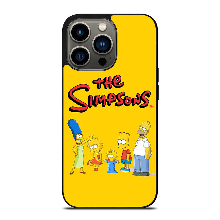 THE SIMPSONS FAMILY CARTOON iPhone 13 Pro Case Cover