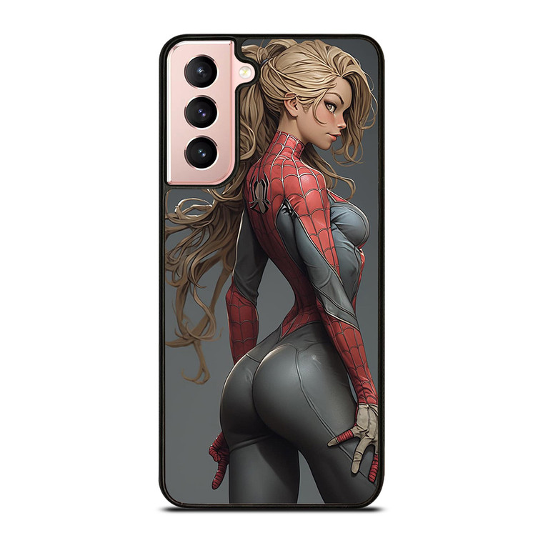 CARTOON SPIDER GIRL SEXY MARVEL COMICS Samsung Galaxy S21 Case Cover