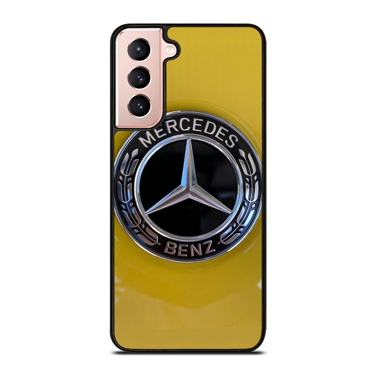 MERCEDES BENZ CAR LOGO YELLOW ICON Samsung Galaxy S21 Case Cover