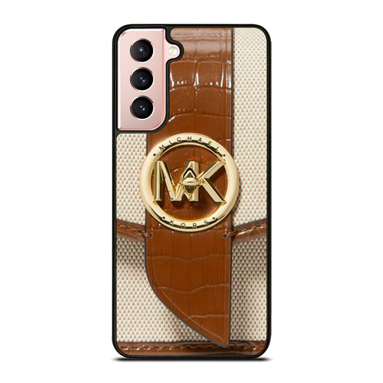MICHAEL KORS LOGO MK HAND BAG EMBLEM Samsung Galaxy S21 Case Cover