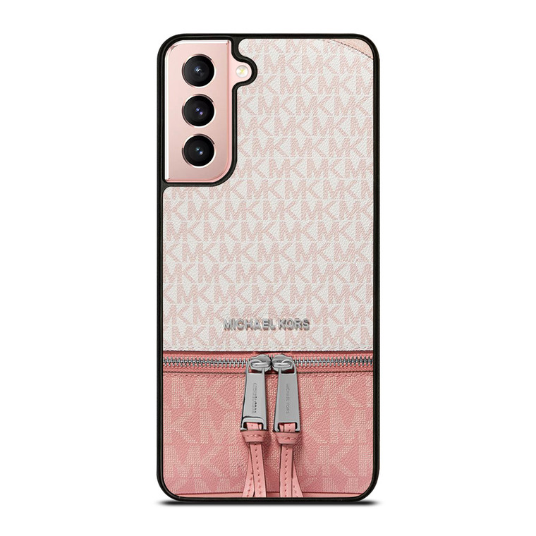 MICHAEL KORS MK LOGO BACKPACK PINK BAG Samsung Galaxy S21 Case Cover