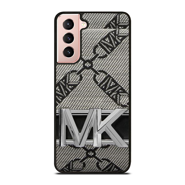 MICHAEL KORS MK LOGO EMBLEM HAND BAG PATTERN Samsung Galaxy S21 Case Cover