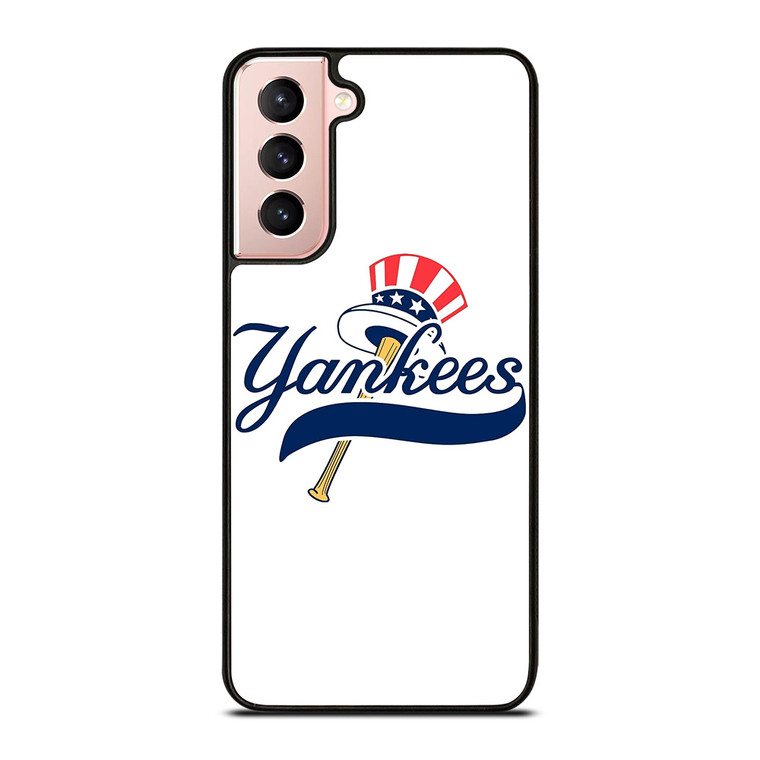 NEW YORK YANKEES ICON LOGO BASEBALL TEAM Samsung Galaxy S21 Case Cover