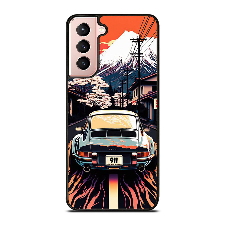 PORSCHE CAR 911 RACING CAR PAINTING Samsung Galaxy S21 Case Cover