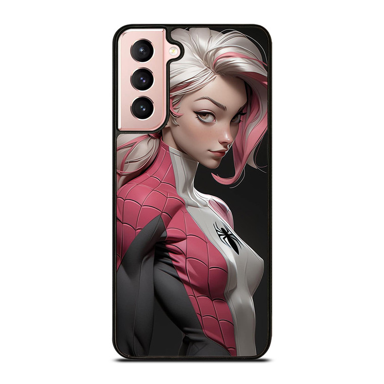 SEXY SPIDER GIRL MARVEL COMICS CARTOON Samsung Galaxy S21 Case Cover
