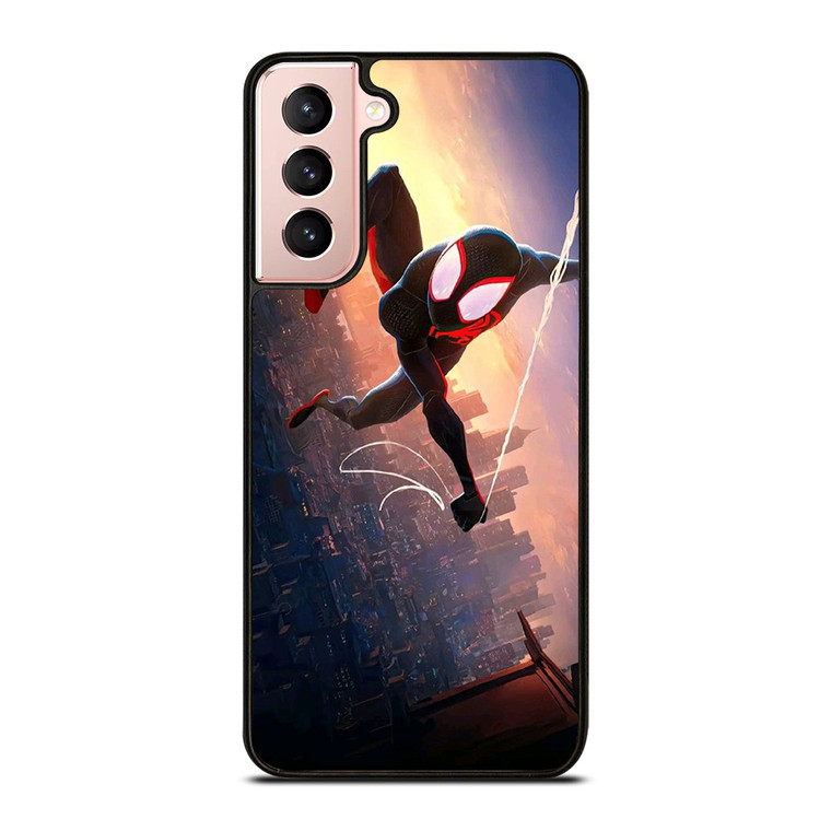 SPIDERMAN MILES MORALES ACROSS SPIDER-VERSE SWING Samsung Galaxy S21 Case Cover