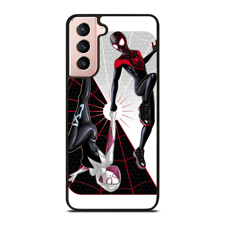 SPIDERMAN MILES MORALES SPIDER GWEN VERSE Samsung Galaxy S21 Case Cover