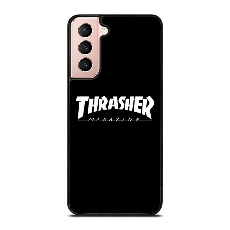 THRASHER SKATEBOARD MAGAZINE BLACK Samsung Galaxy S21 Case Cover