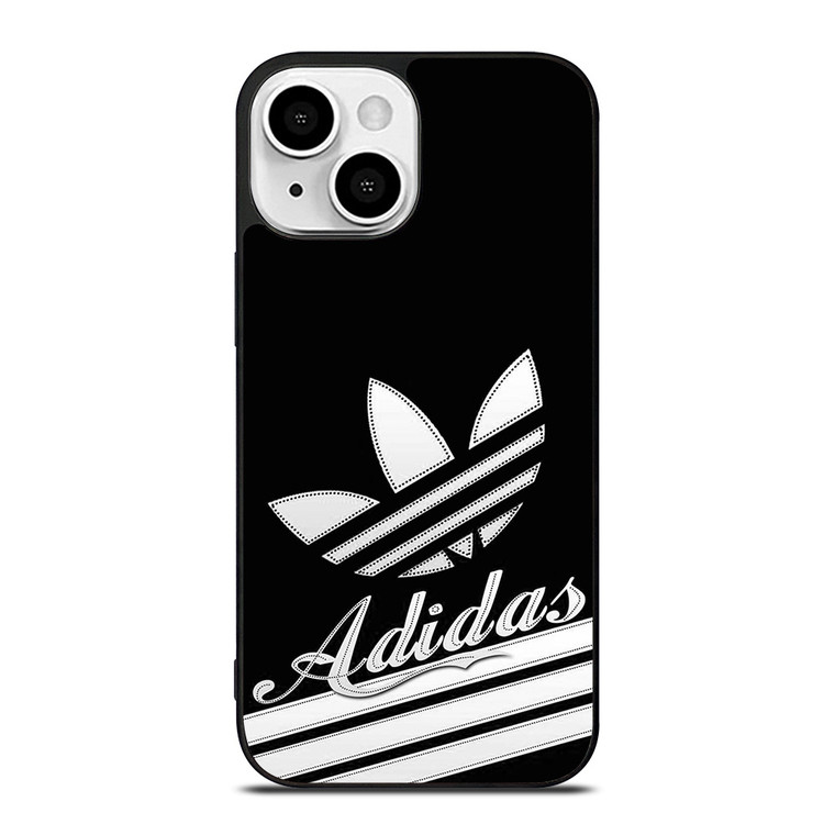 ADIDAS LOGO BLACK RETRO iPhone 13 Mini Case Cover