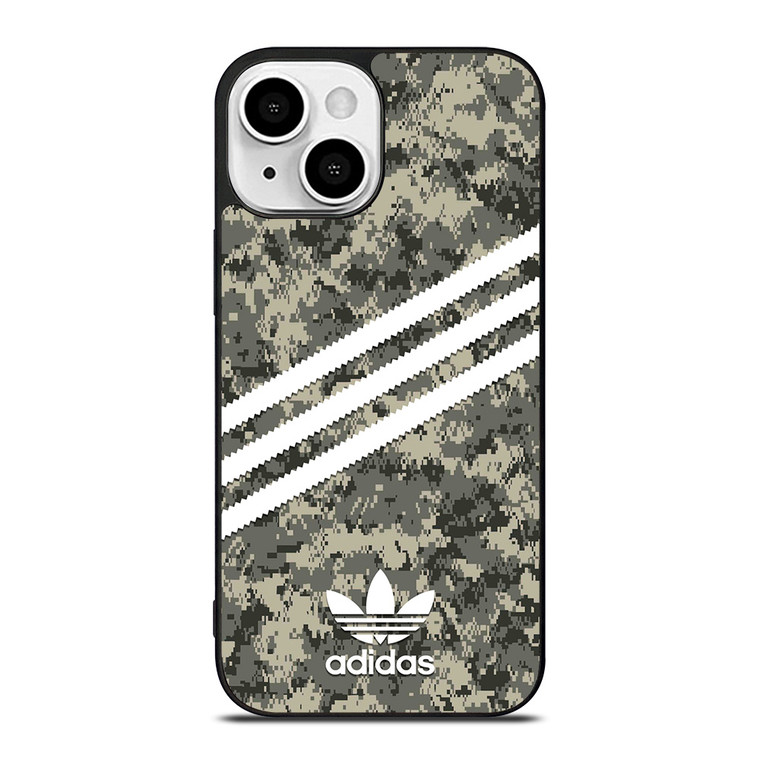 ADIDAS ORIGINALS STRIPES GREY CAMO iPhone 13 Mini Case Cover