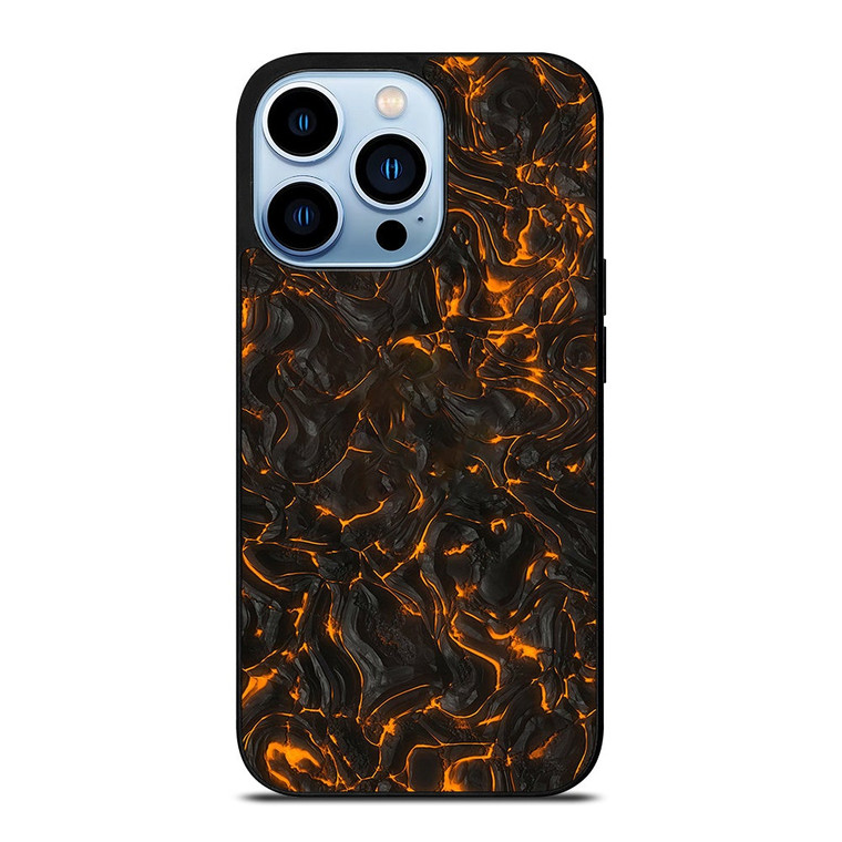 FIRE AND LAVA TEXTURES iPhone 13 Pro Max Case Cover