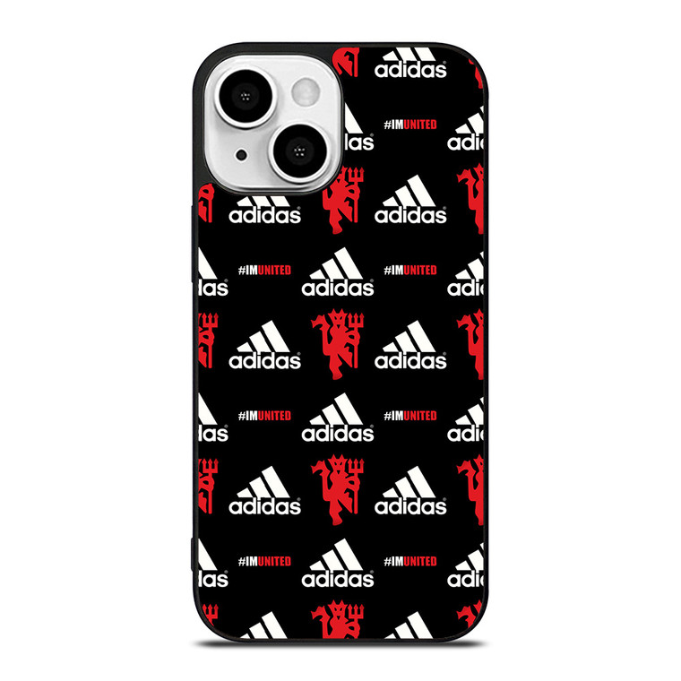 MANCHESTER UNITED ADIDAS PATTERN iPhone 13 Mini Case Cover